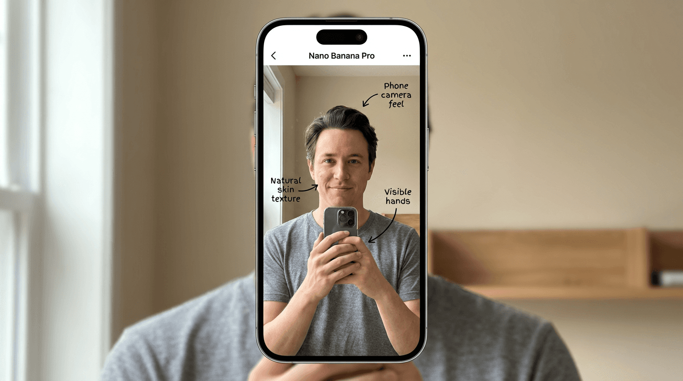 Actor selfie generation example