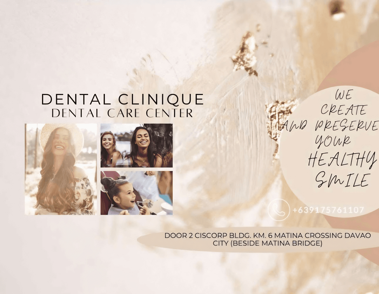 cover photo of dental clinique, a dental clinic in davao