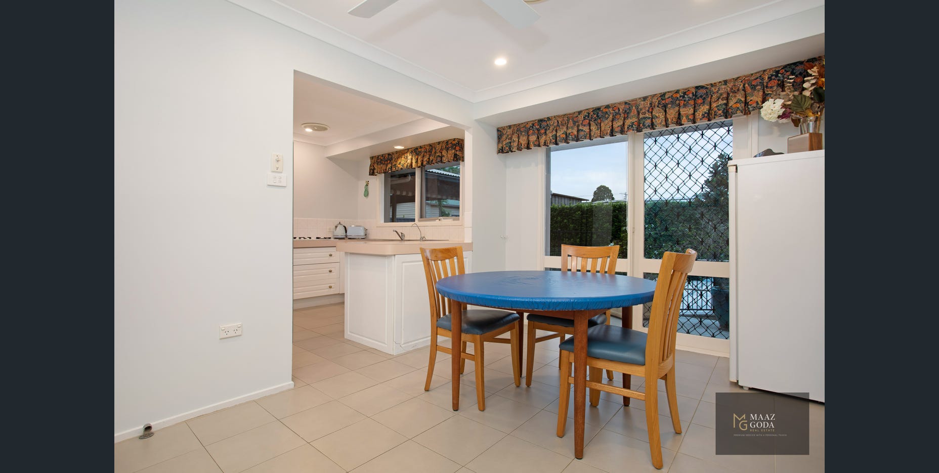 house interior with stairs and wall tiles