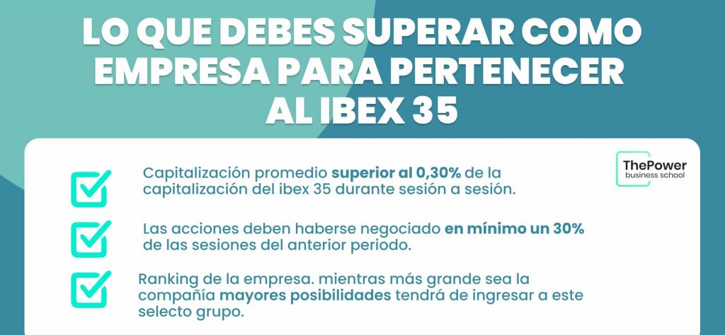 Lo que debes superar como empresa para pertenecer al IBEX 35