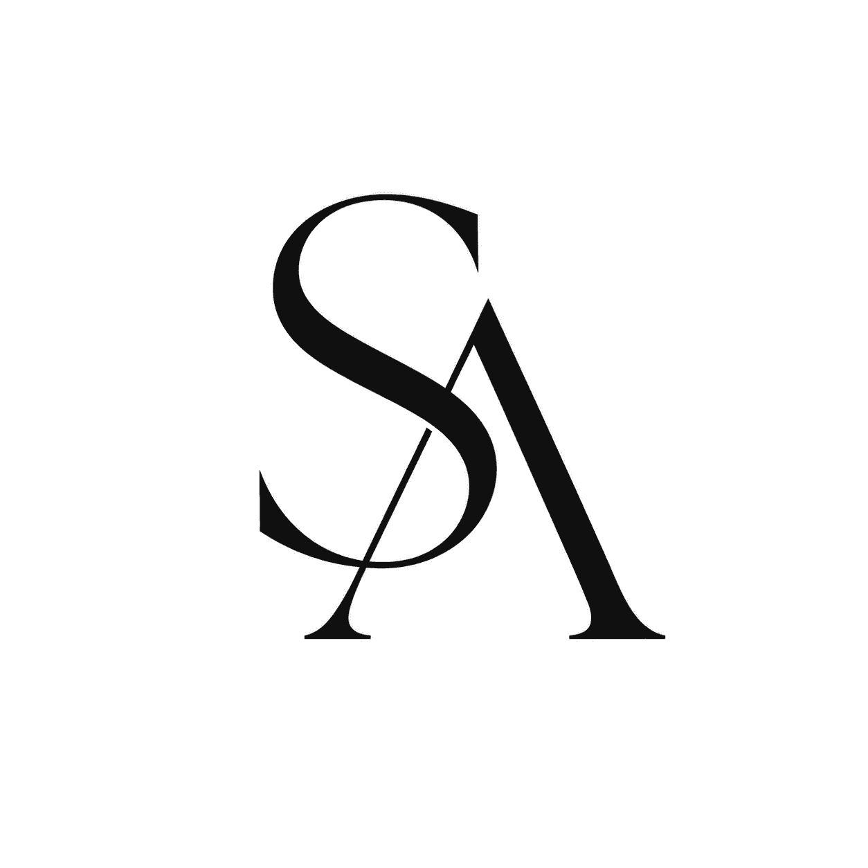 Company logo in white