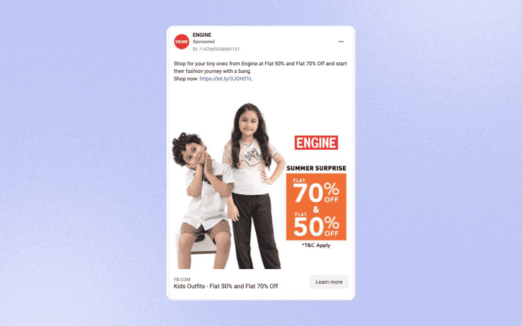 target the audience with specific ads