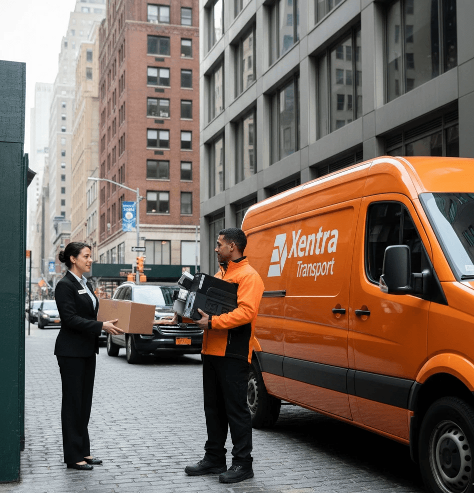 Remote Office Equipment Pickup and Delivery in NYC