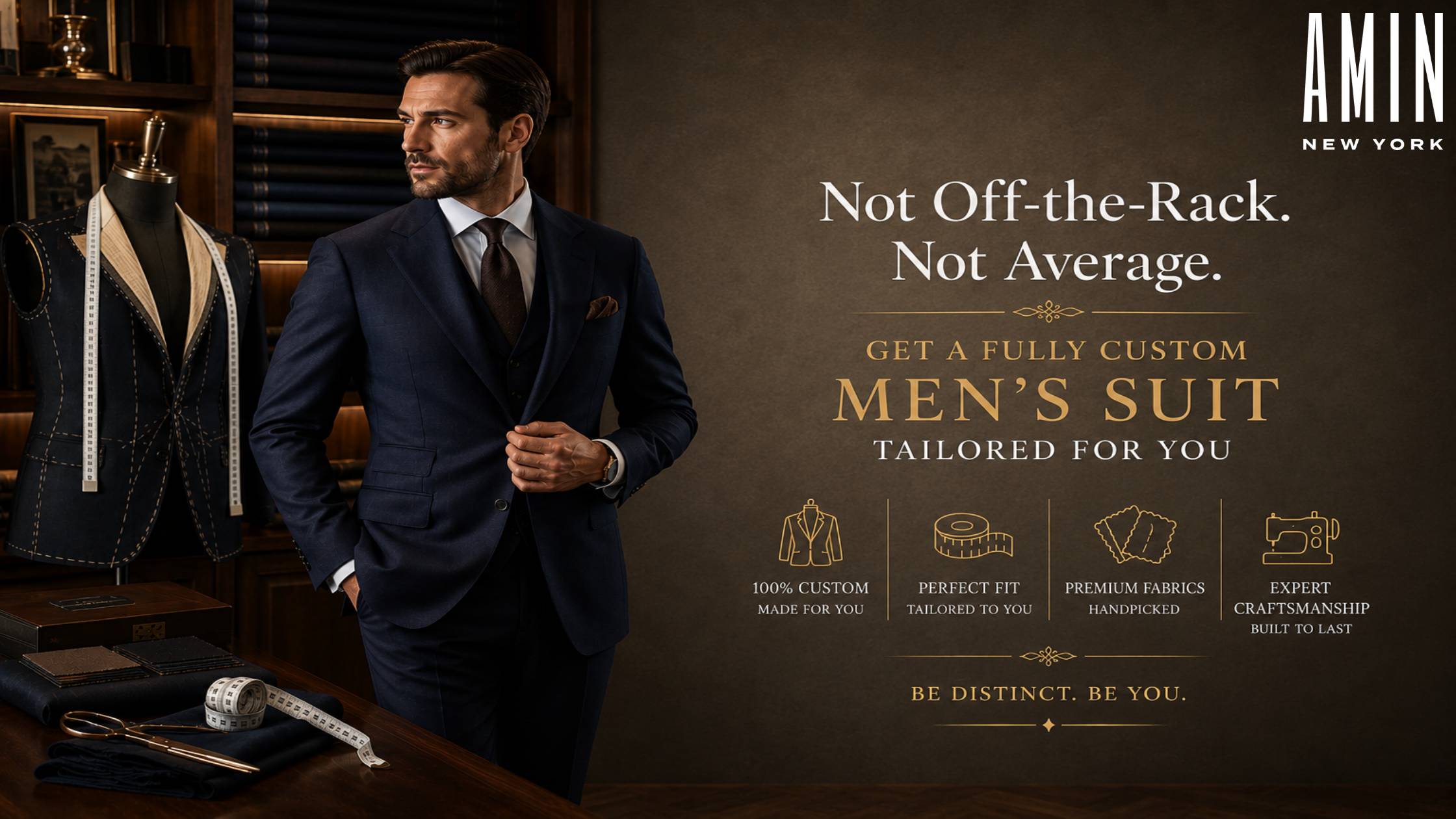 Custom Men’s Suits Tailored