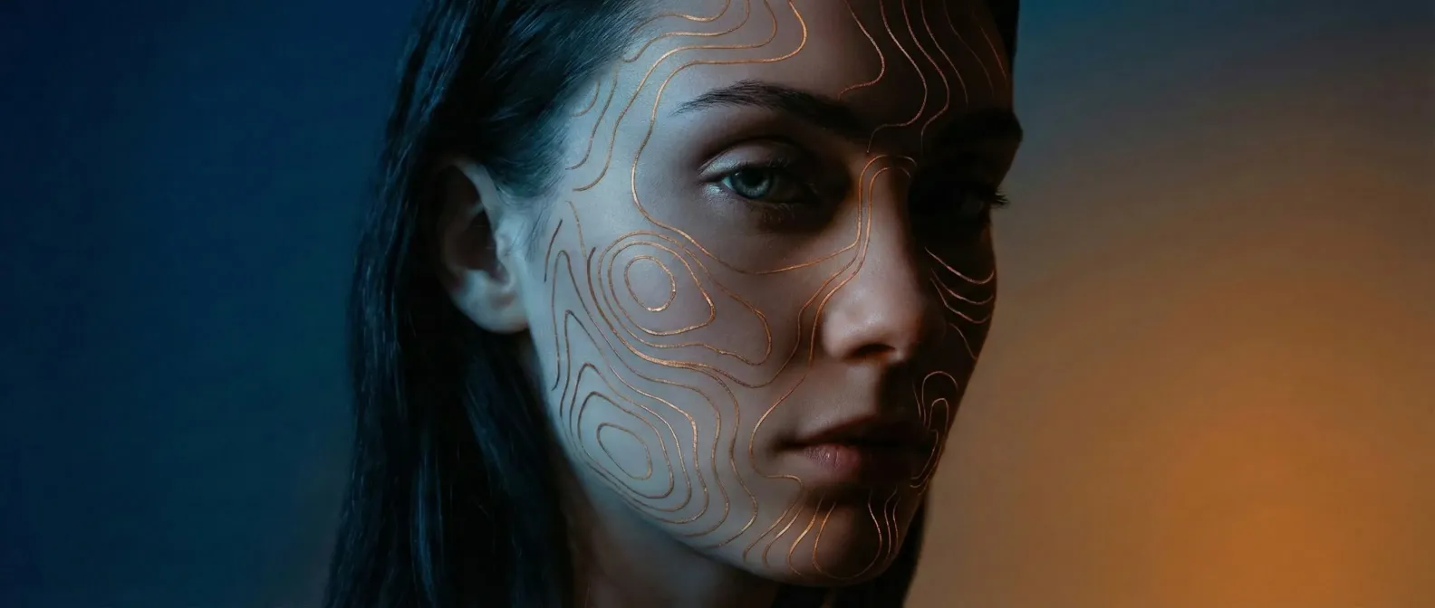 Woman's face highlighting non-surgical aesthetic treatments and rejuvenation by Dr. Bravo