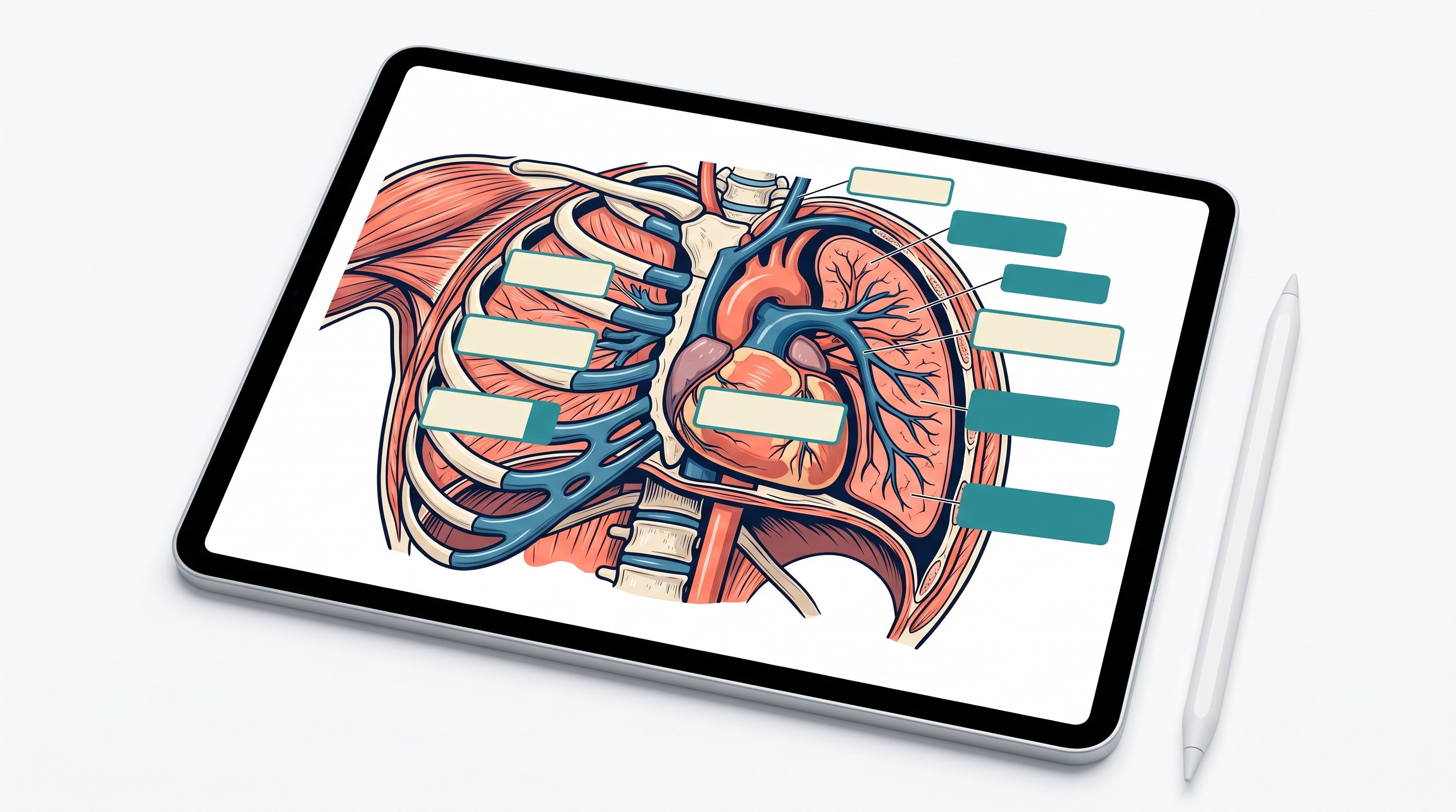 Anatomy image-occlusion flashcards for medical students