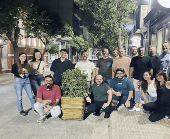 A photo of a group of people