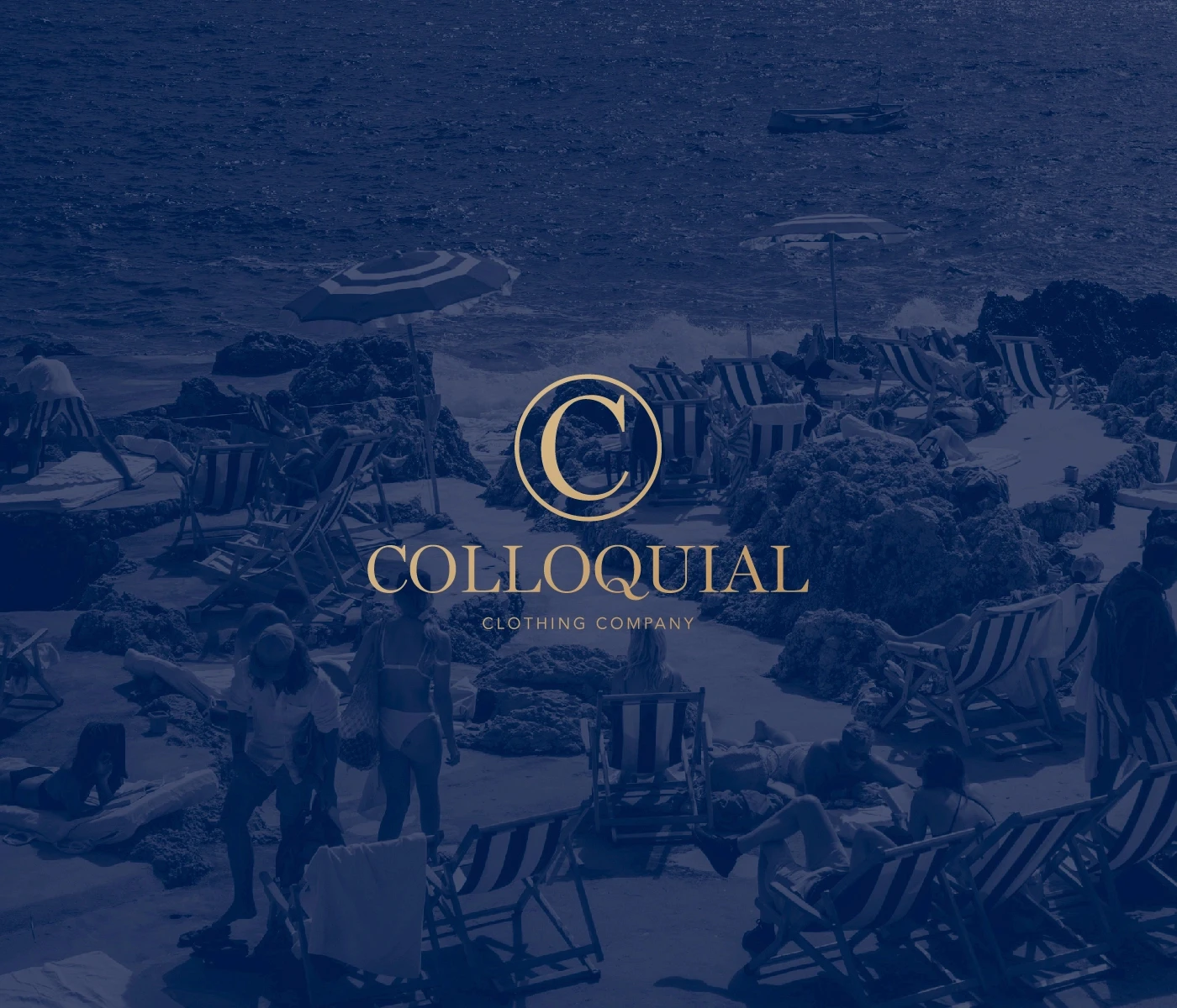 Colloquial banner with the logo