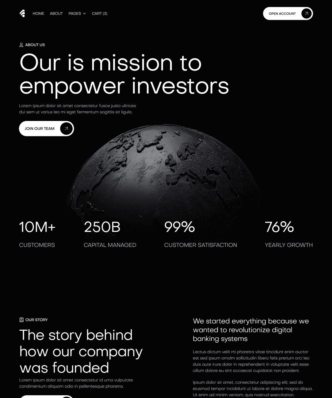 Techbeta - About Page - Website Template