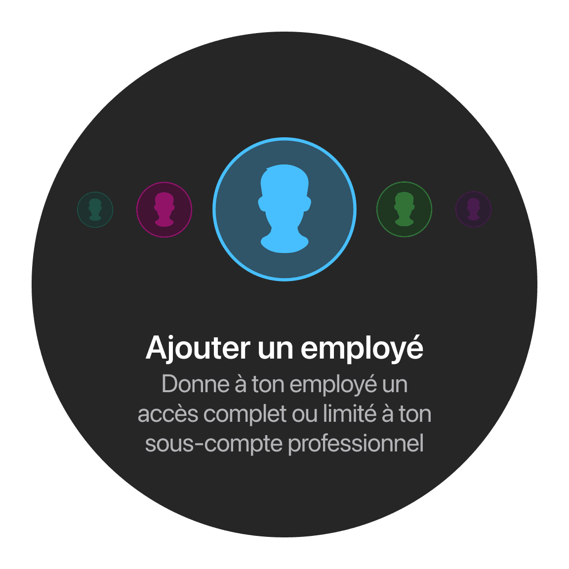 Main jaune pointant avec une notification d'Assistance Instantané au-dessus.