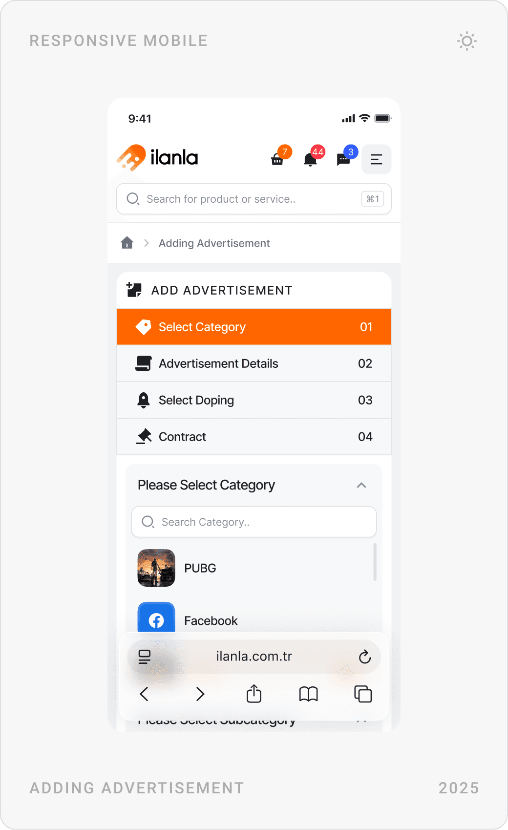 Modern Responsive Mobile Gaming Advertisement Flow Design