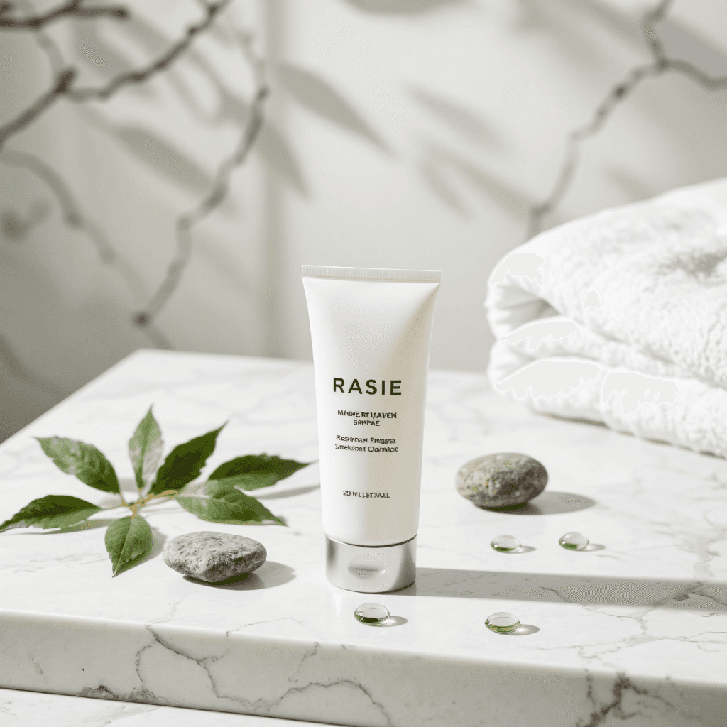 product photography of Cosmetic skincare tube