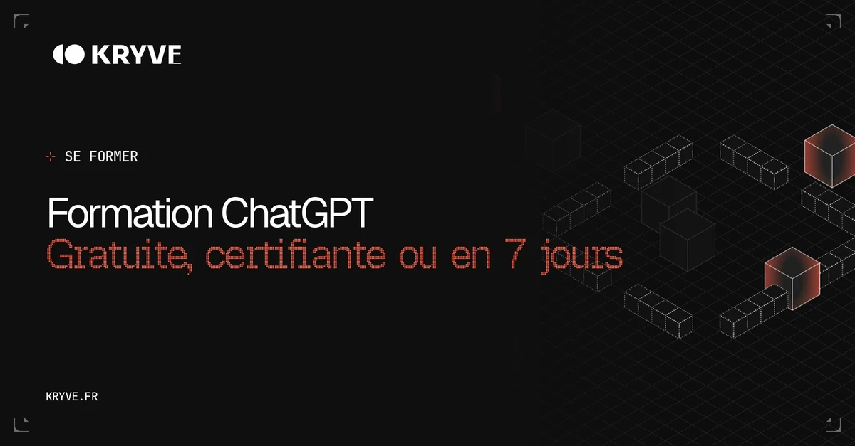 Formation ChatGPT : Gratuite, certifiante ou en 7 jours