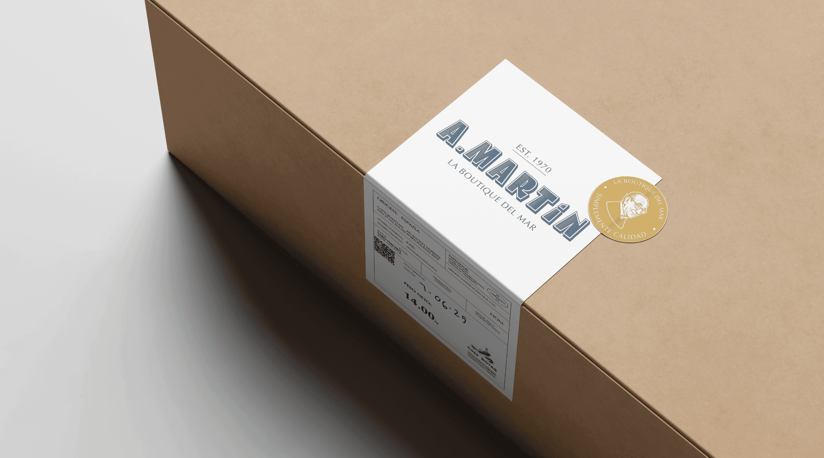 Logotipo formado por las palabras weuta en blanco sobre fondo naranja corporativo.