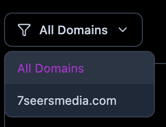 Filter 404 errors by domain in RankFrame