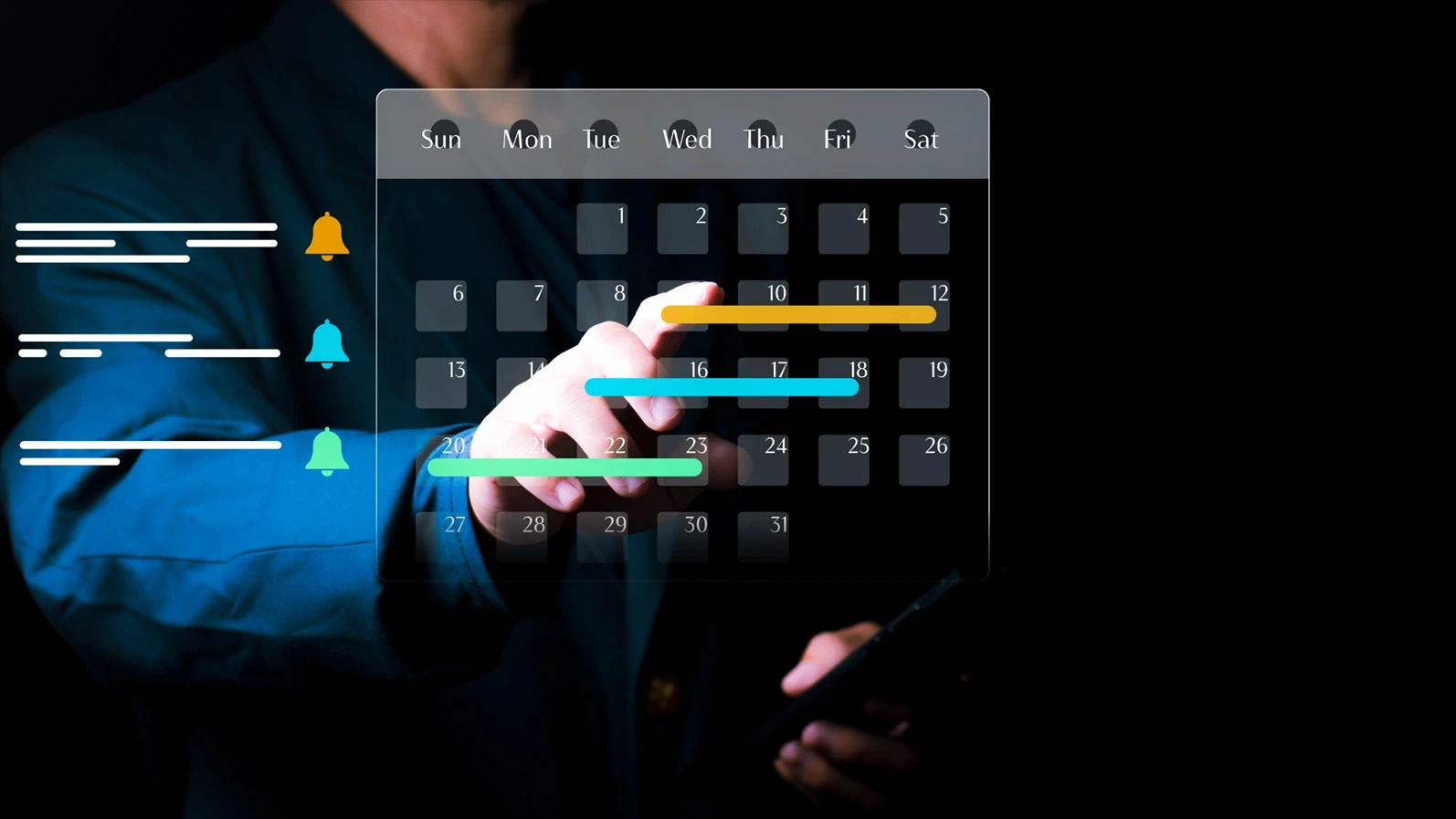 Appointment scheduling with a smart assistant, The concept of in