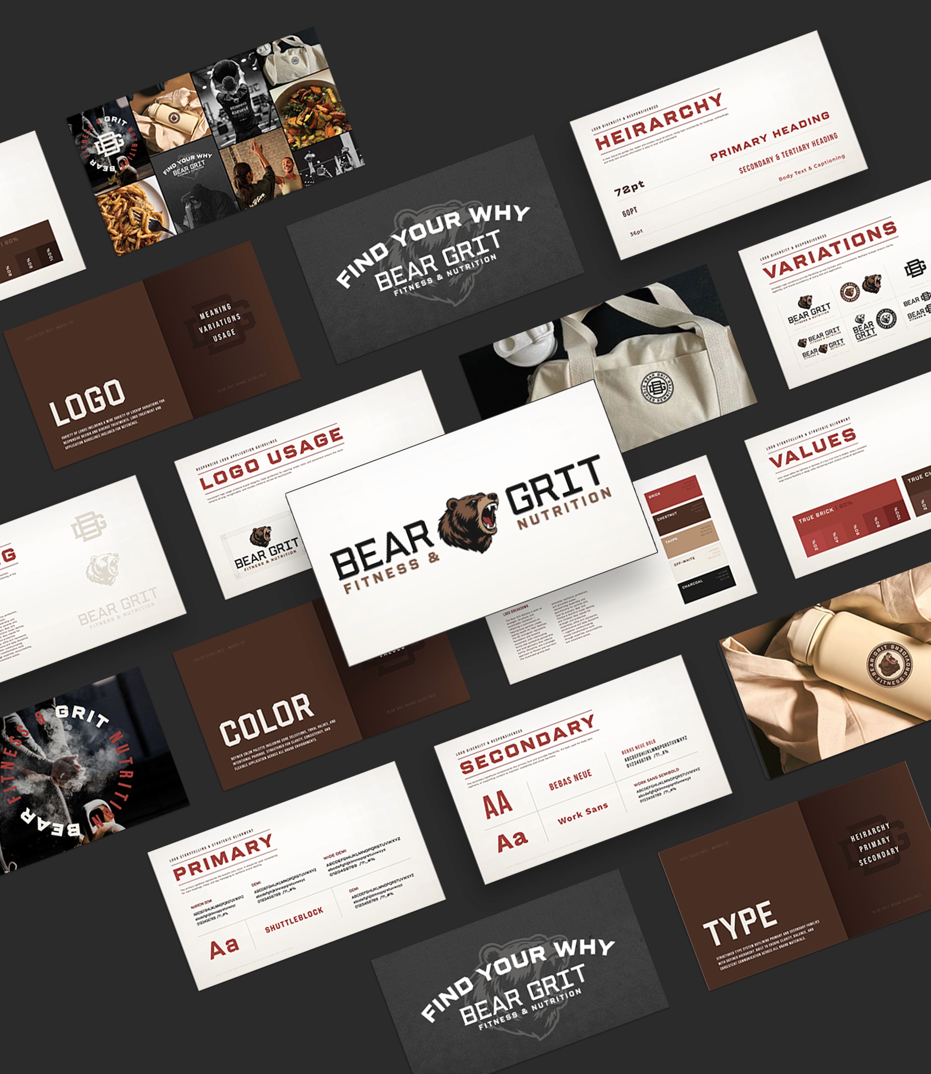 Bear Grit Brand Collage