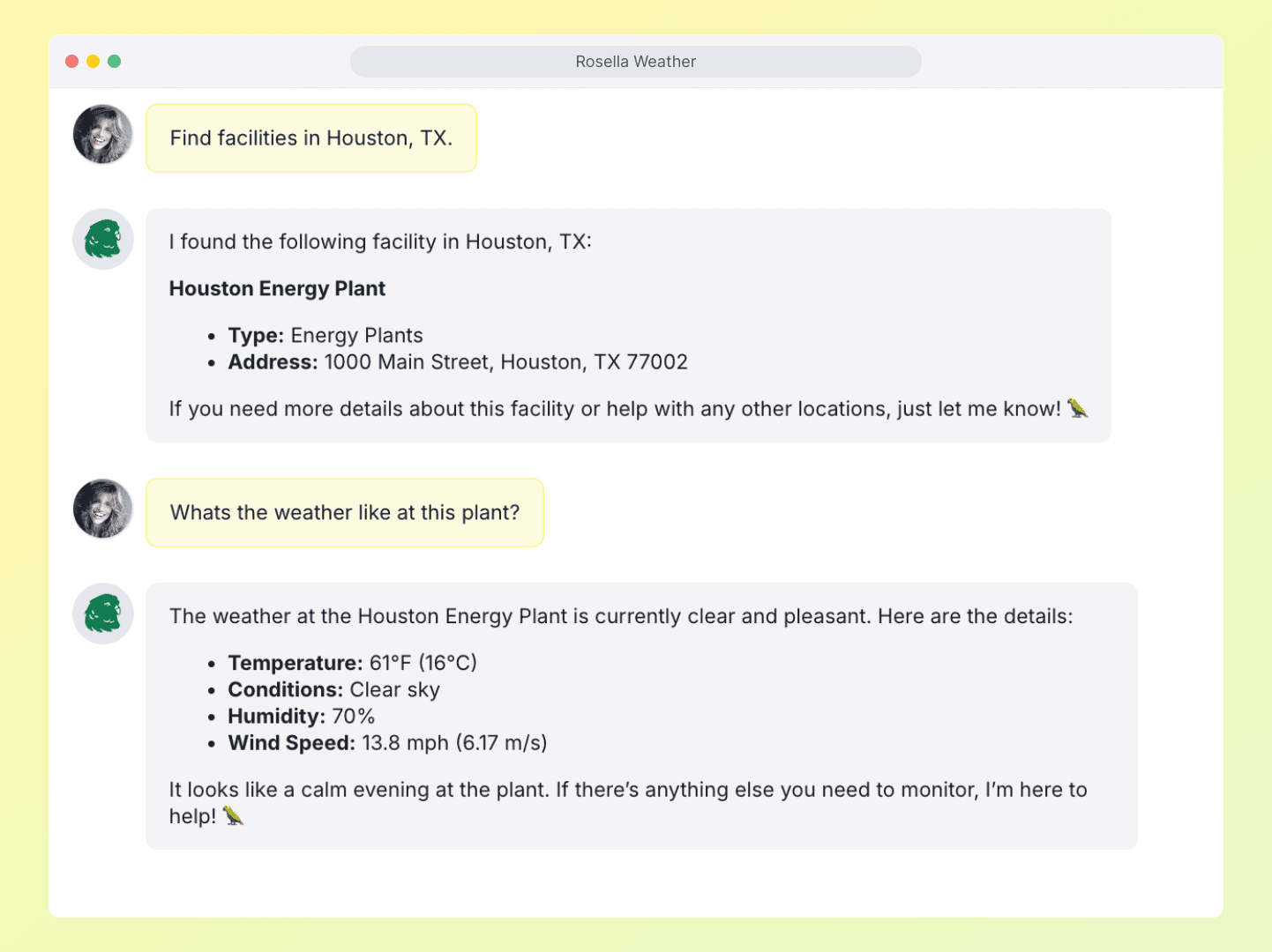 rosella weather prediction