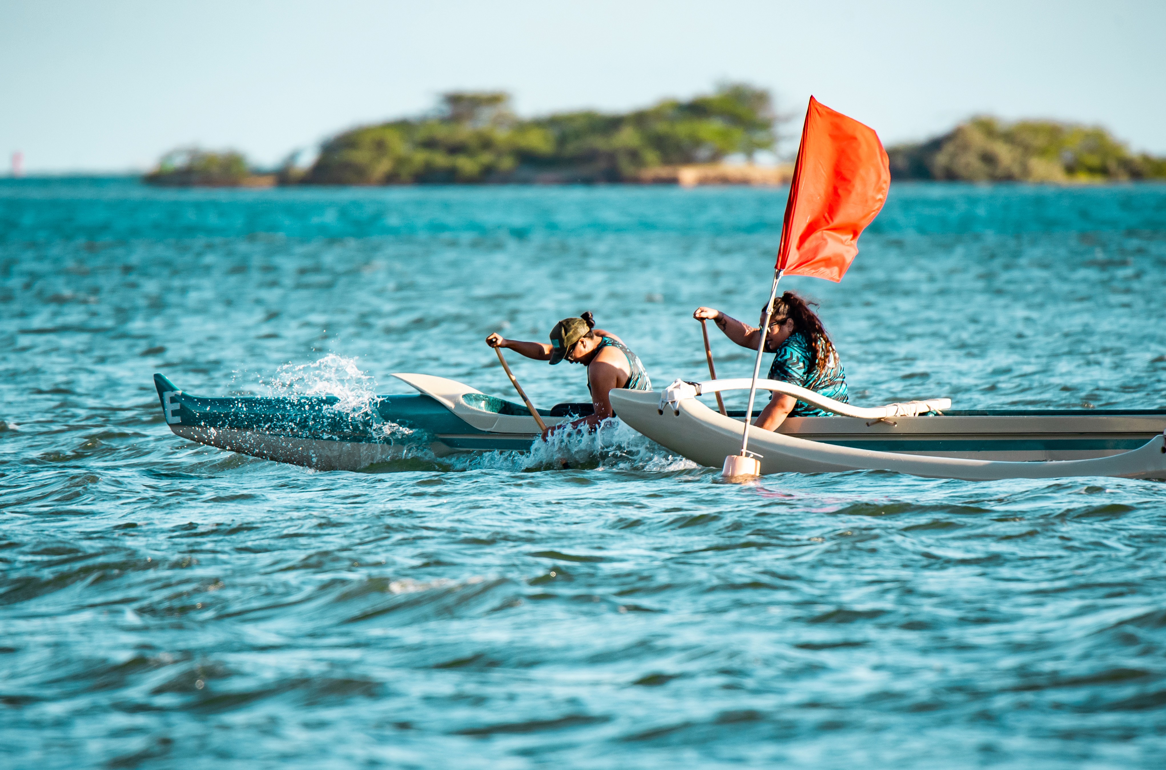 A man surfing