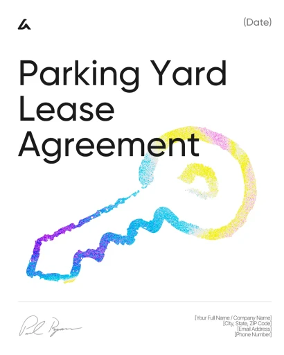 Parking Yard Lease Agreement