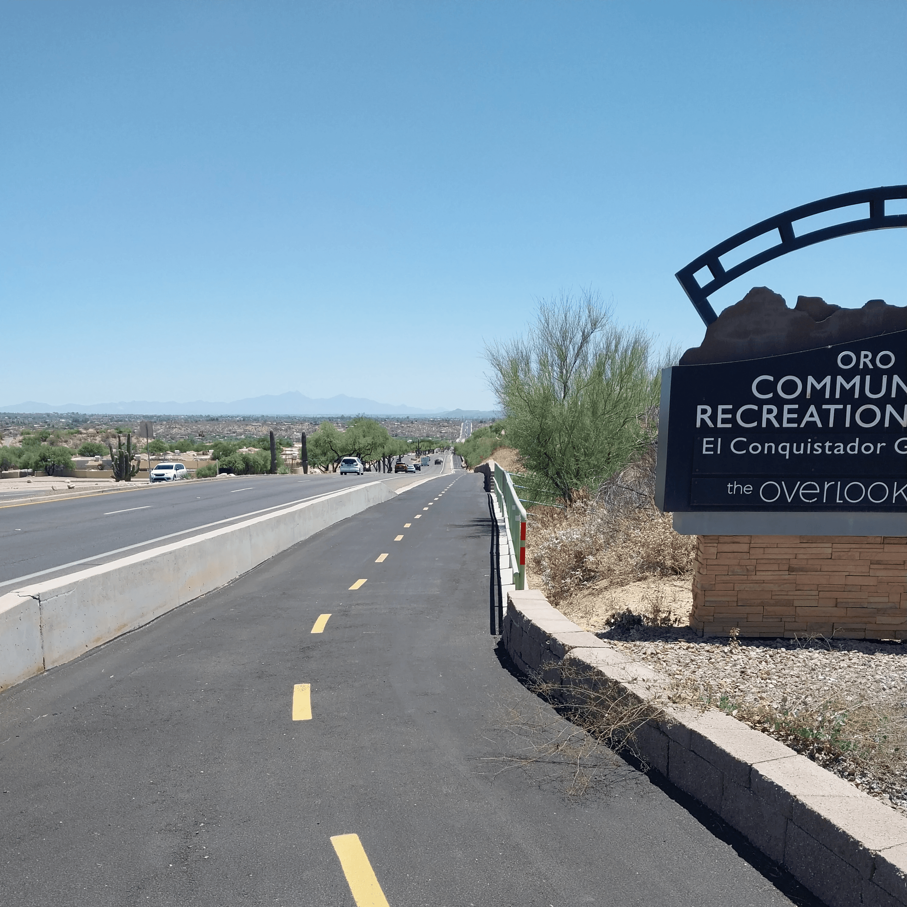 Playground structure at Naranja Park, Oro Valley Arizona