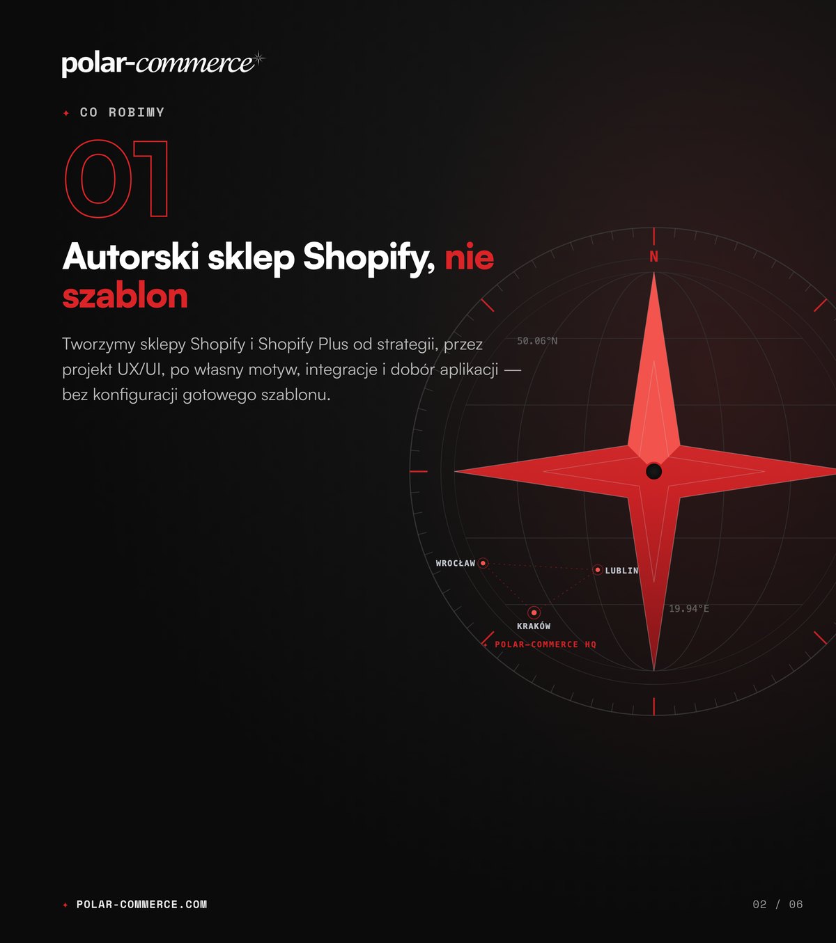 Autorski sklep Shopify, nie szablon