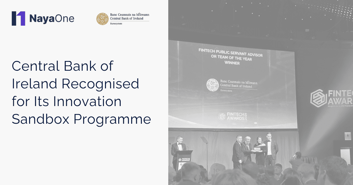 Central Bank of Ireland Recognised for Its Innovation Sandbox Programme