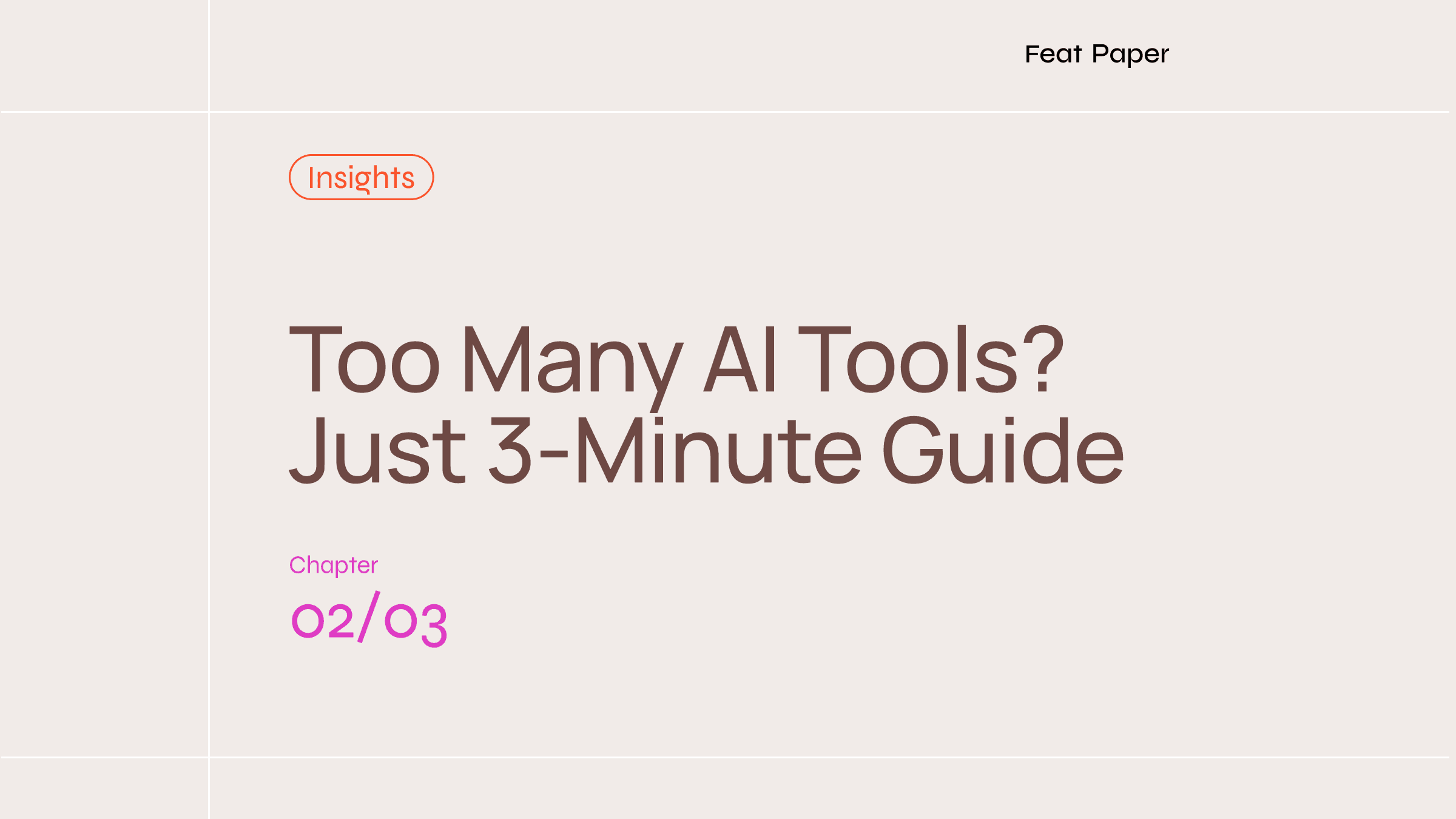 Too Many AI Tools? Your 3-Minute Guide to Choosing the Right One