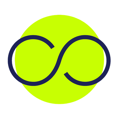 An icon of a looping figure of eight