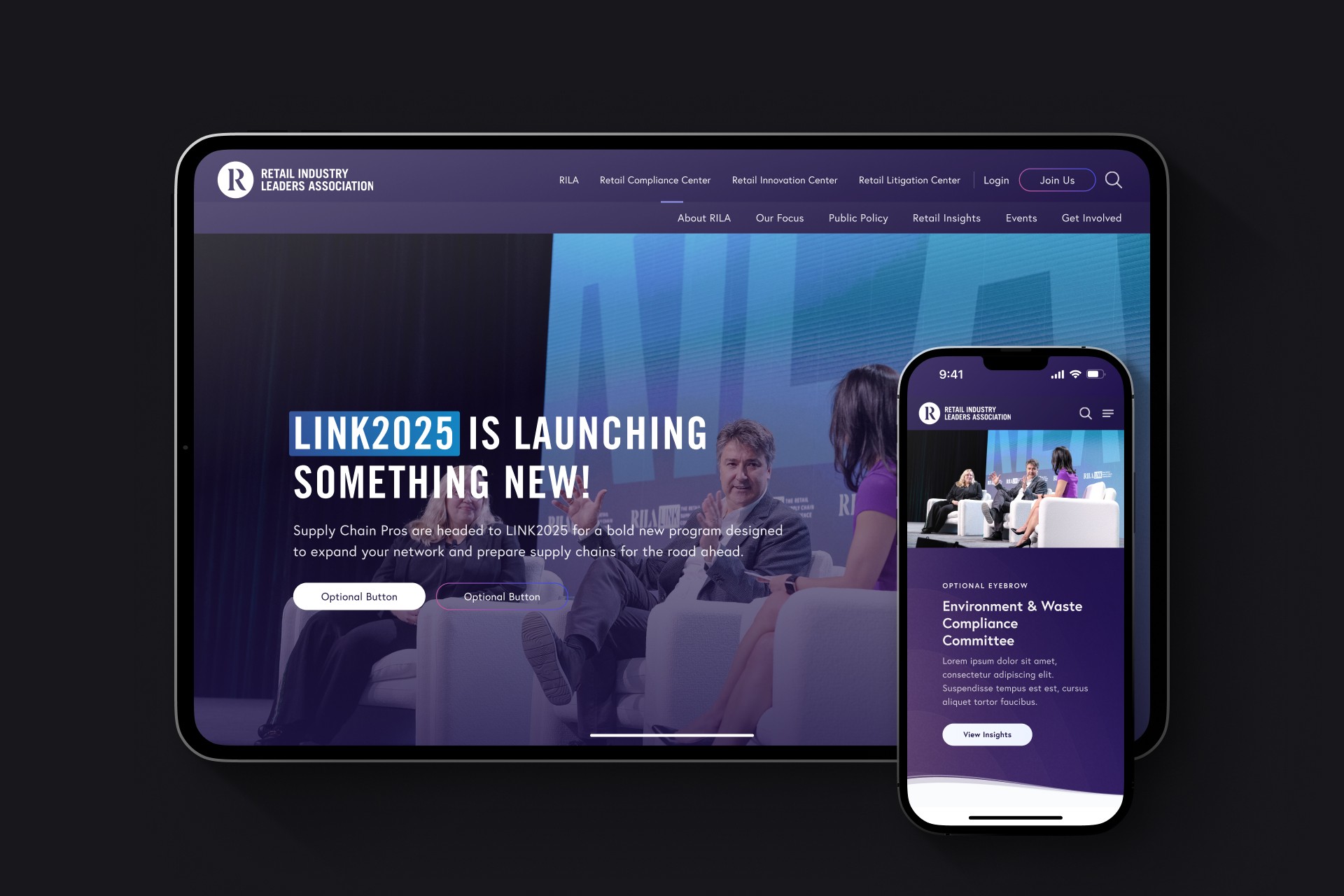 RILA Responsive Homepage