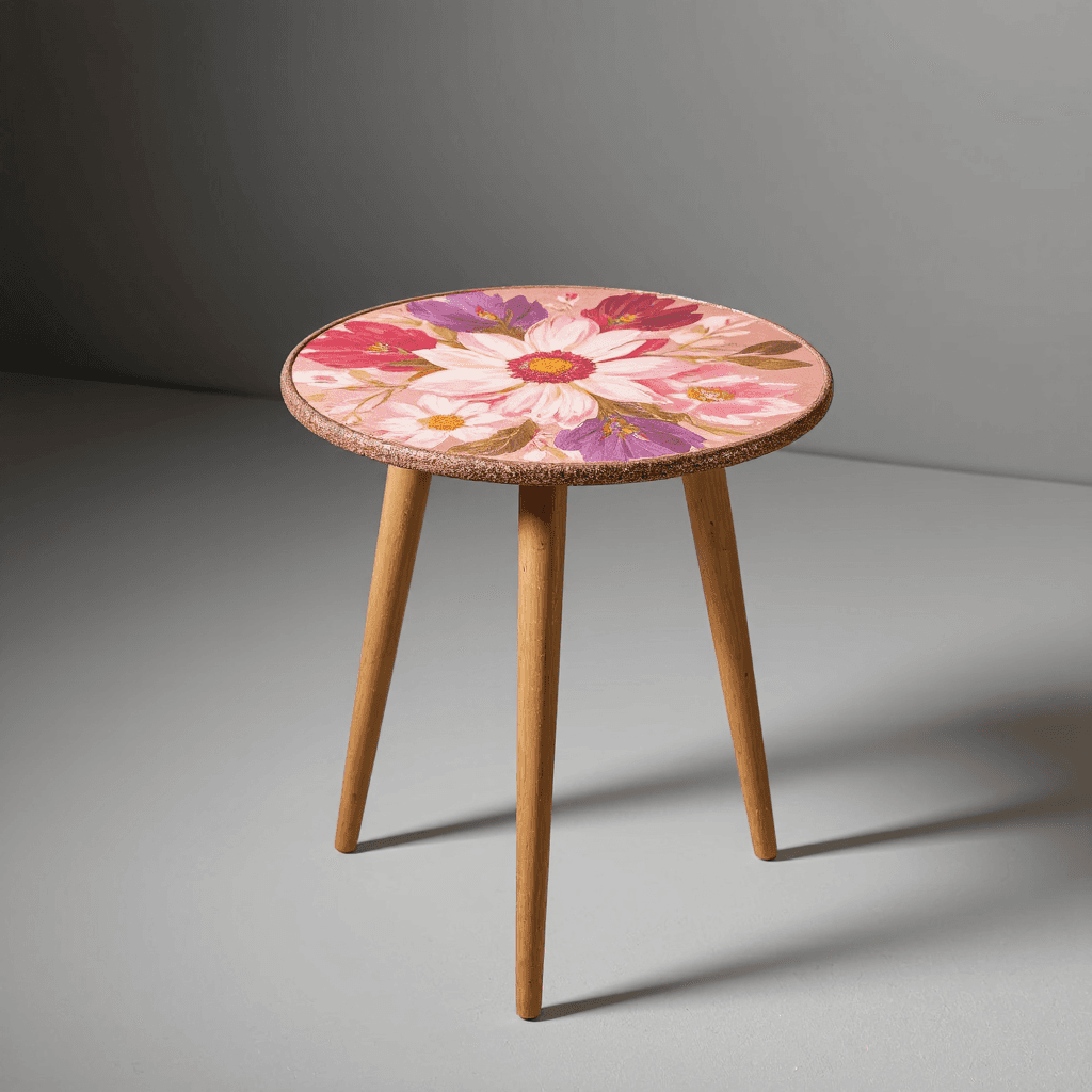 product photography of decorative side table