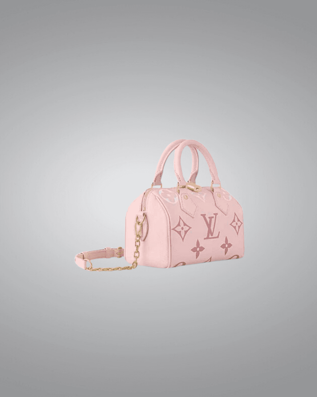 LV Speedy Bandouliere 20 in Pink