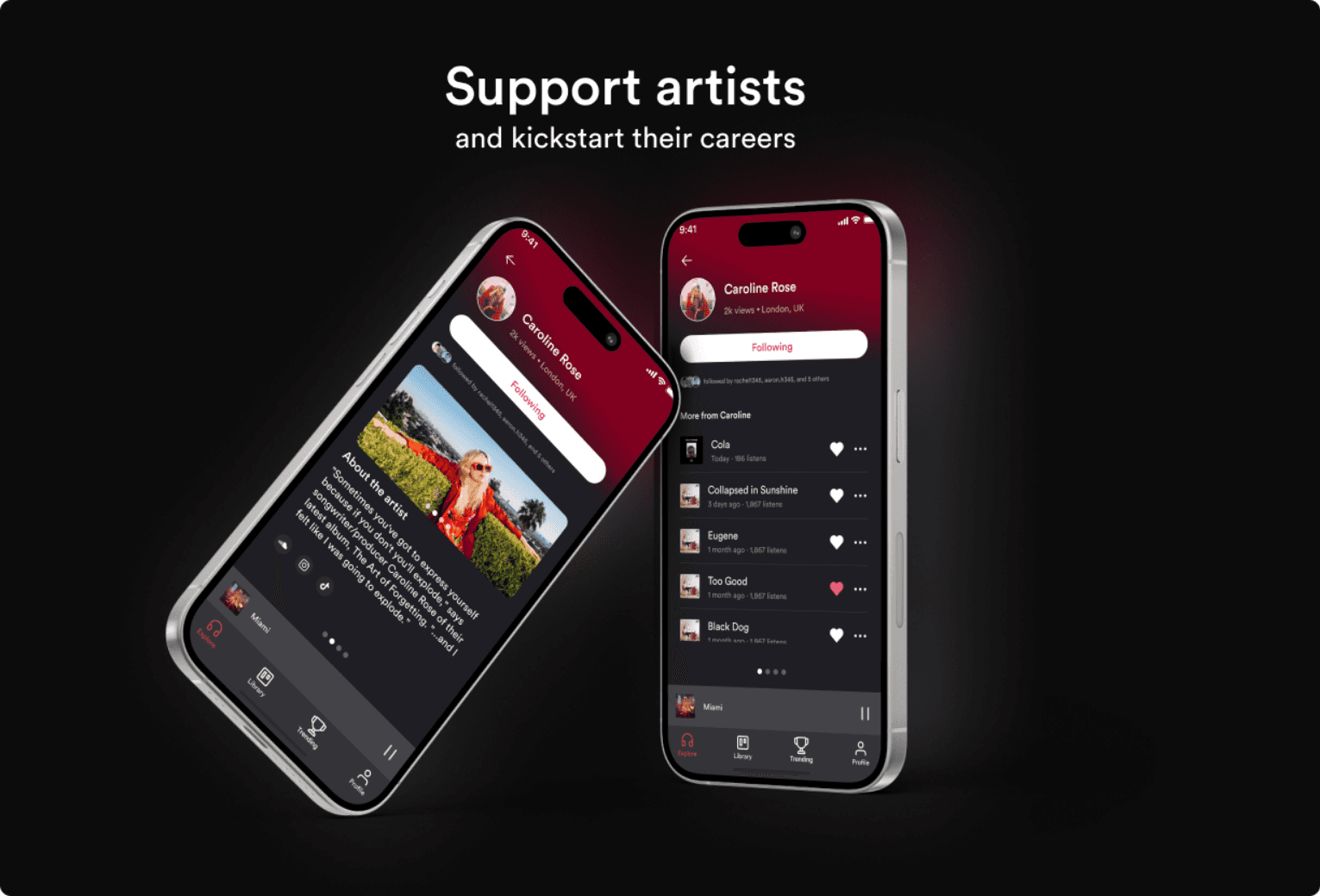 A mockup of screenshot for an app