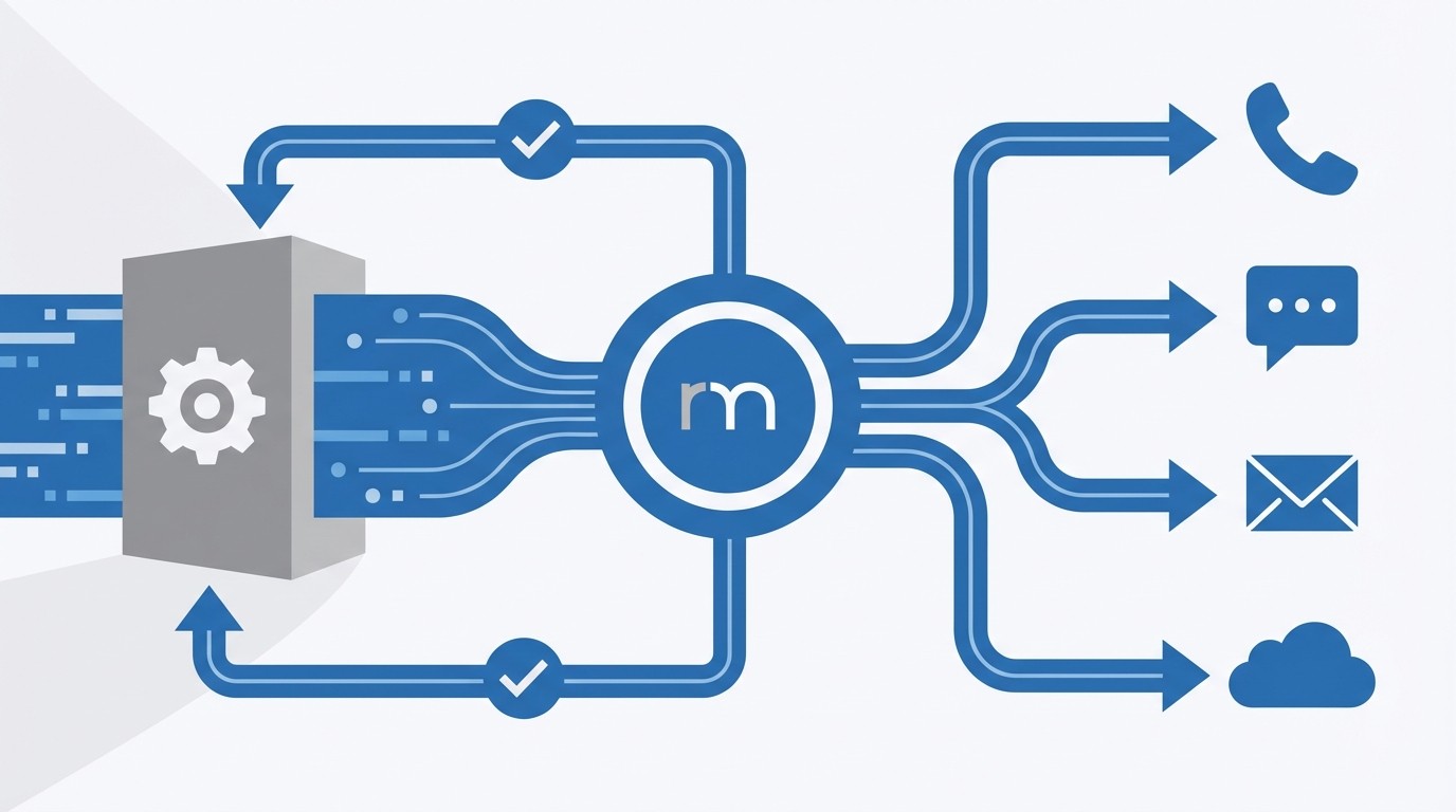 How RadMedia Enables Multi-Channel Customer Experience Resolution concept illustration - RadMedia