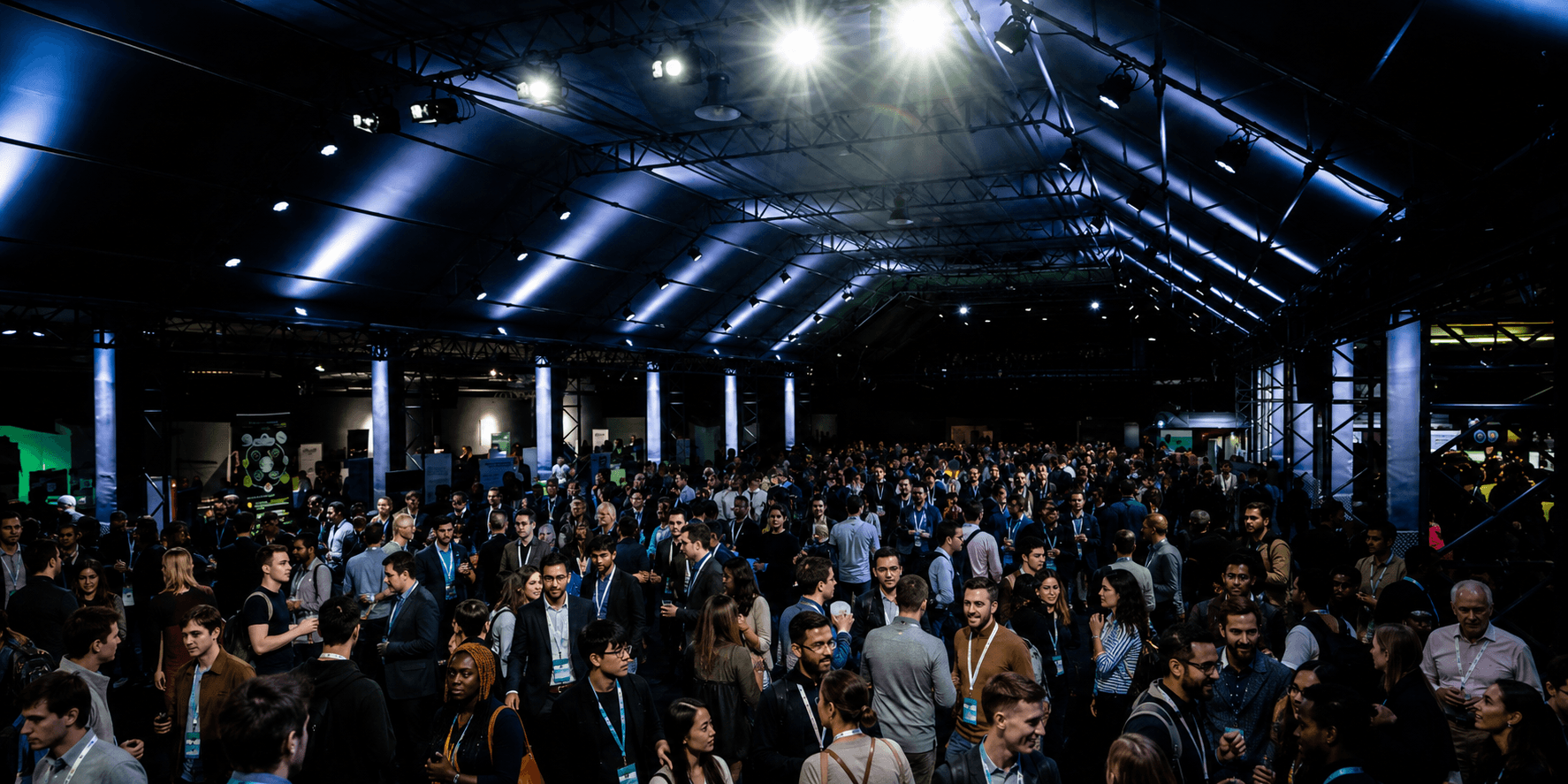 Energy Launchpad Event with a crowd of people