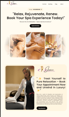 janicce spa website