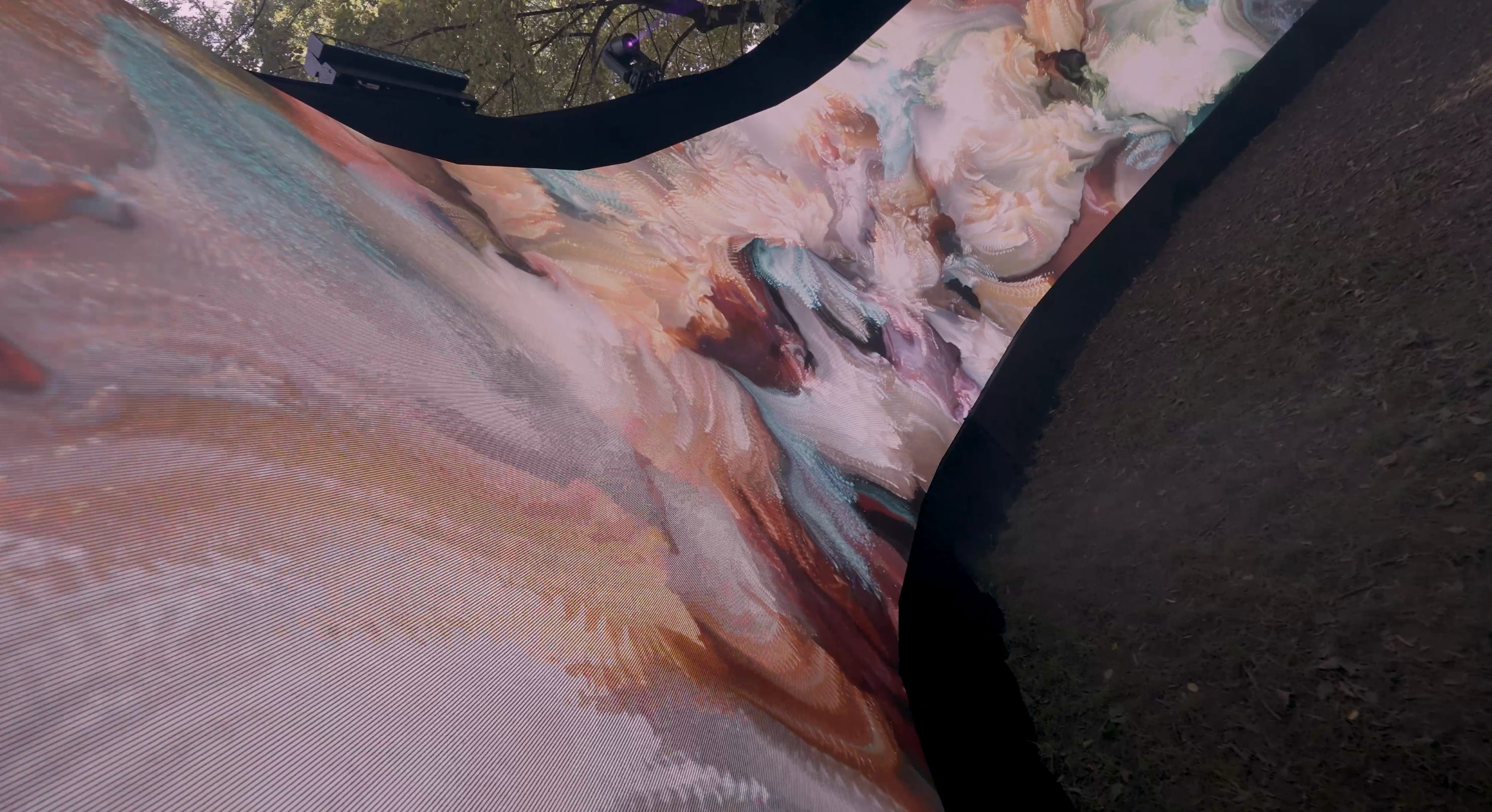 Interactive art installation by RenaiXance at UNTOLD Festival Romania 2025 – Bitopia.