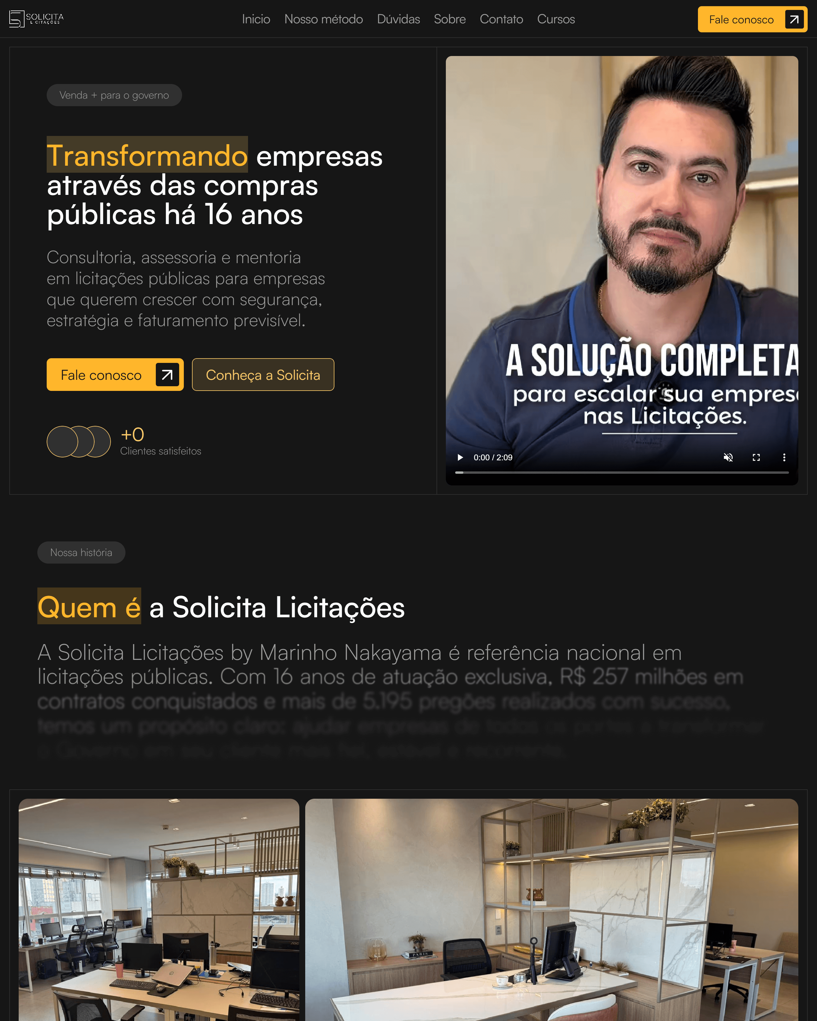 Apresentação institucional da Oral Sin Franchising