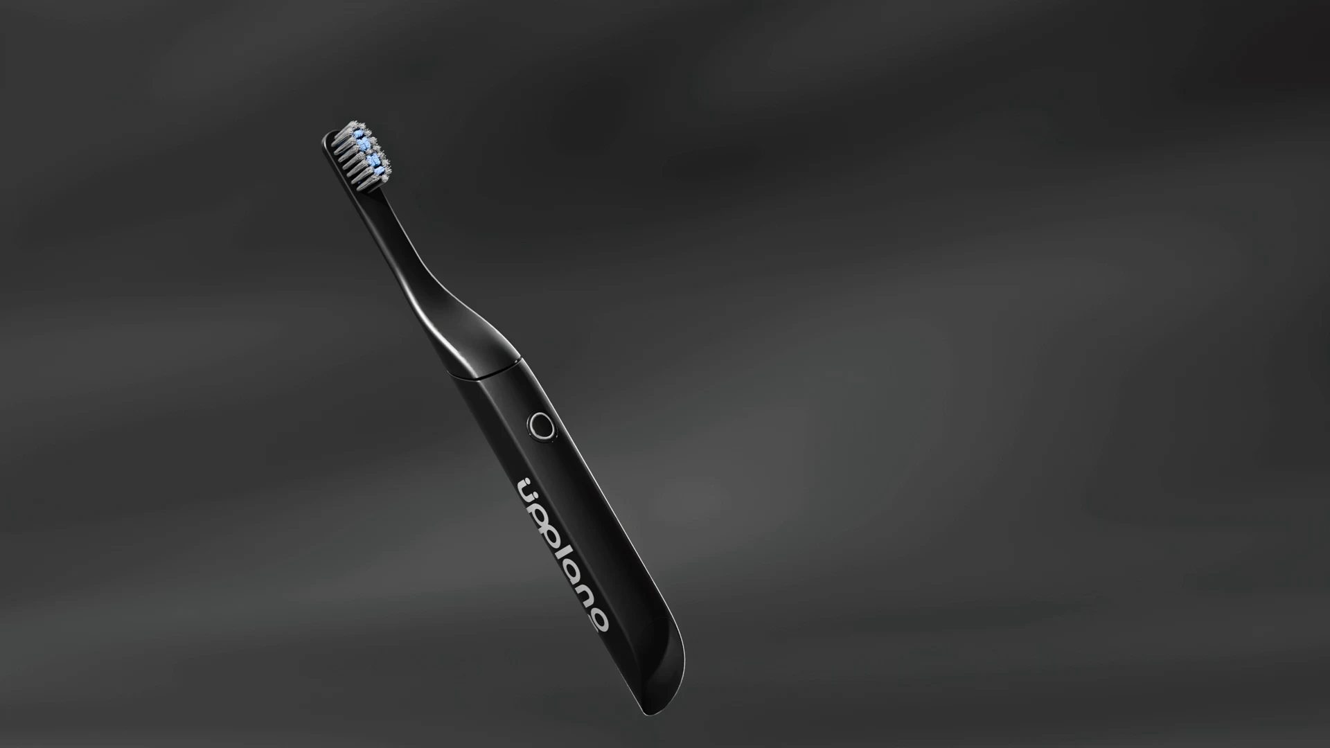 Floating black Upplang electric toothbrush