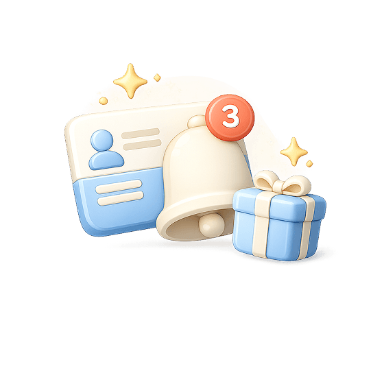 Controle de confirmações e presentes recebidos em tempo real no app de evento infantil