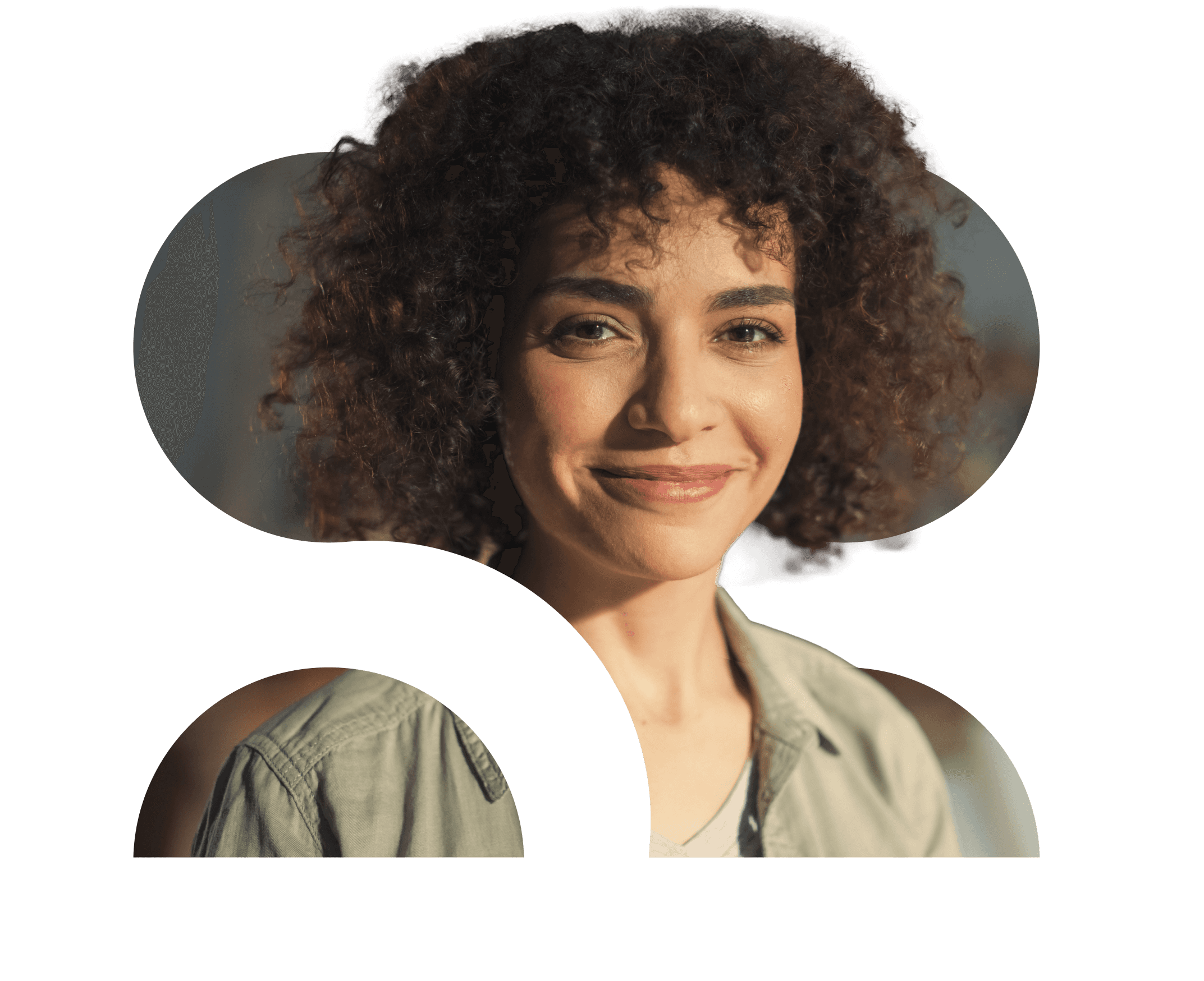 woman, happy, confident and calm because her online world is safe and secure with Sidekick