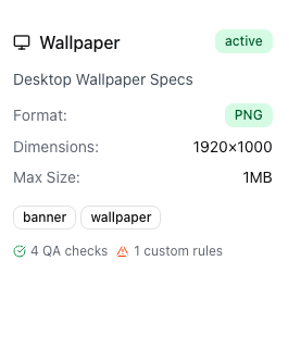 Project list UI