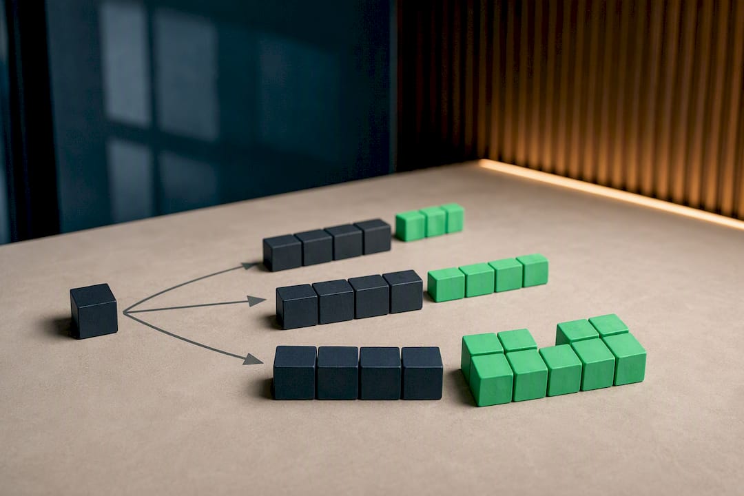 Scenario paths with flexible contractor capacity
