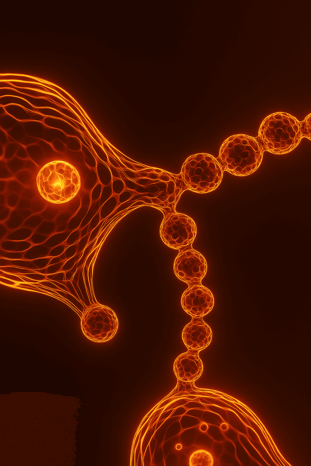 a purple and black background with lots of small flowers