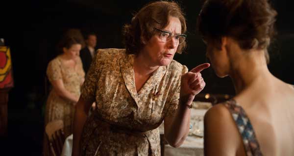 Jessica Raine and Linda Bassett in Roots. Photo: Stephen Cummiskey