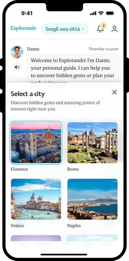 Esplorando,  your smart travel guide to discover art cities.