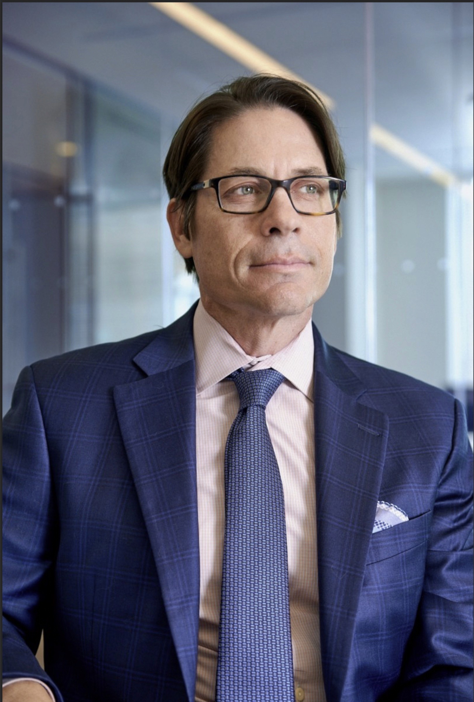 Environmental executive portrait in a modern office