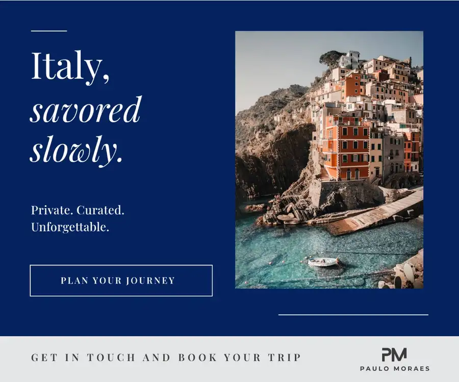 Paulo Moraes travel agent Instagram content, Italy savored slowly post, #paulomoraes #italy #slowtravel