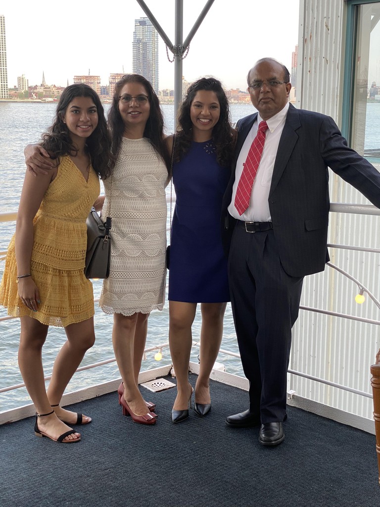Dr. Navneet Rai with her family