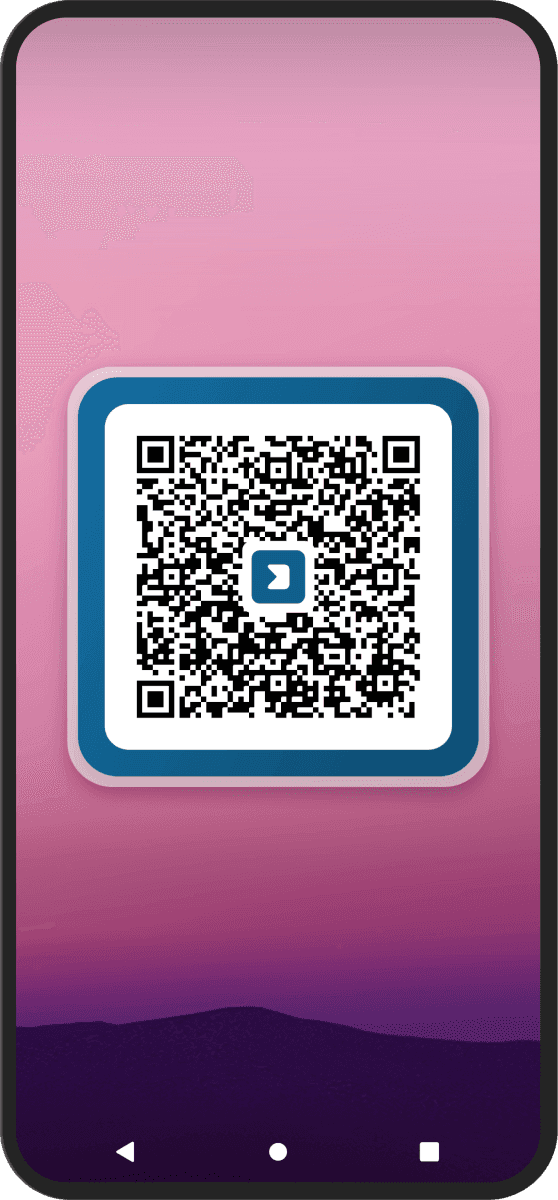 QR-Code-Widget auf dem Startbildschirm des Telefons